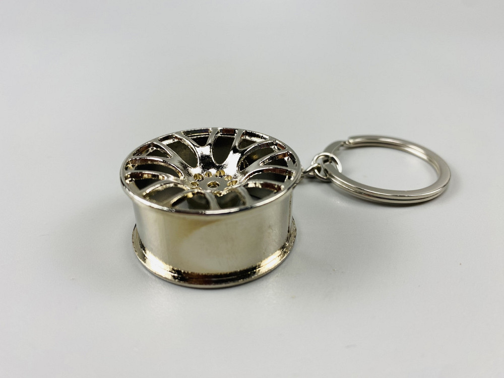 Автомобільний брелок диск-колеса, брелок на ключі для водія, брелок металевий на автомобільні ключі Мукачево - фото 2