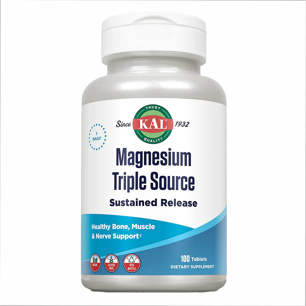 Magnesium Sustained Release Triple Source 500mg - 100 tabs Луцк - изображение 1