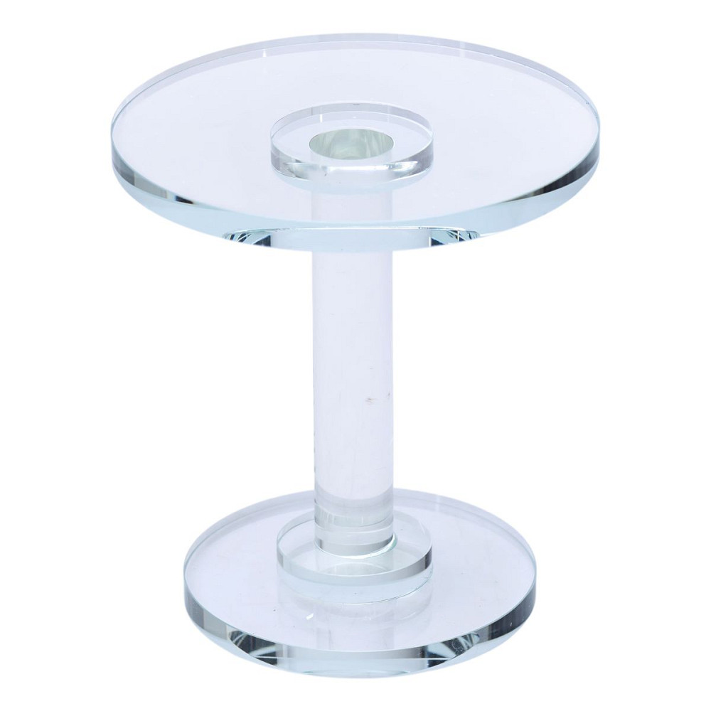 Yiwu Тортівниця скляна на ніжці 12×13.5 см кругла стійка для торта, капкейків HP-4-69L Киев - изображение 2