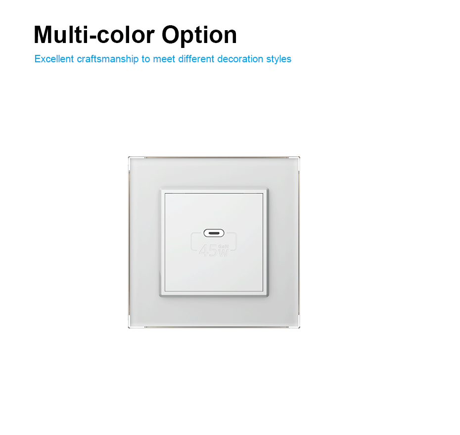 Розетка USB Type-C з Power Delivery 45W Livolo сірий (VL-C7-FCUC-2IP) Коломыя - изображение 3