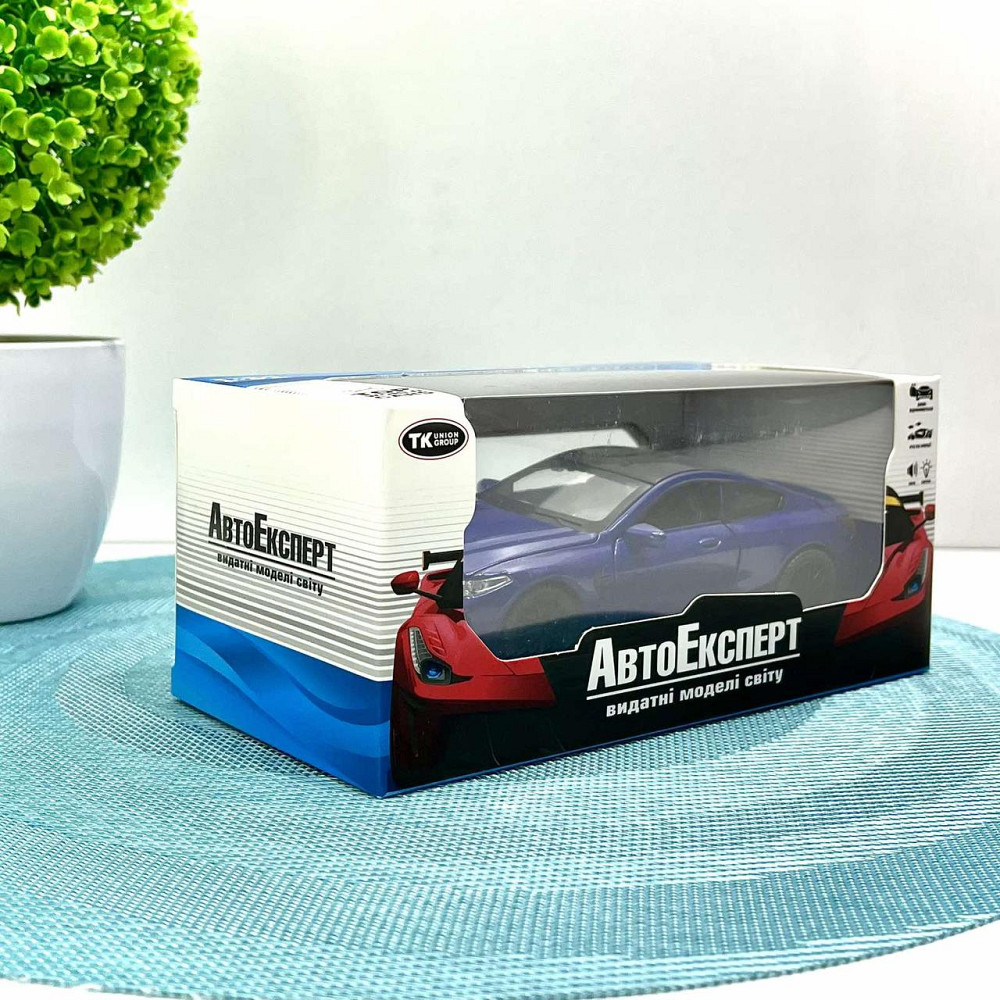 Машинка металева АвтоЕксперт ВМВ m 8 1:32 світло/звук Синя (42212) Чернигов - изображение 9