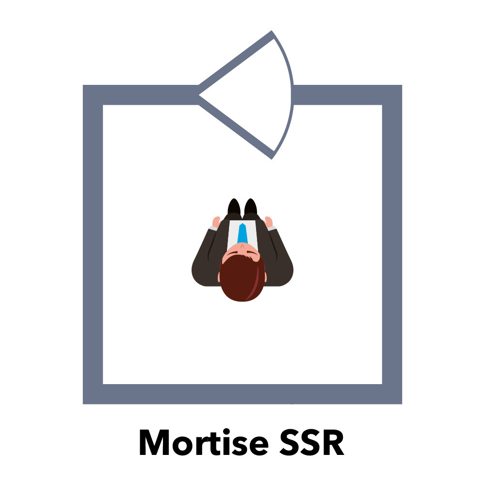 Ригельний замок ATIS Lock Mortise SS-R врізний для системи контролю доступу Киев - изображение 5