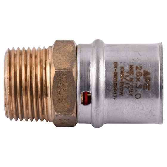 Муфта із зовнішньою різьбою прес APE ITALY AP 101 3/4″х26 Киев