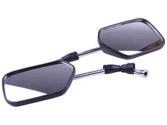 Дзеркала квадратні М10 на мопед Альфа, к-т: 2 шт. Мукачево