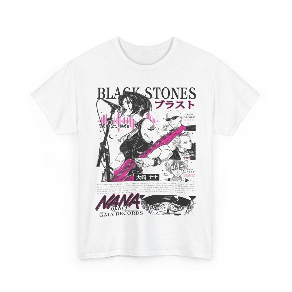 Футболка для мальчика аниме Нана Осаки Блакк Стонес оверсайз (рост от 165 до 180 ) Черний AnimeJ0471m Днепр - изображение 8