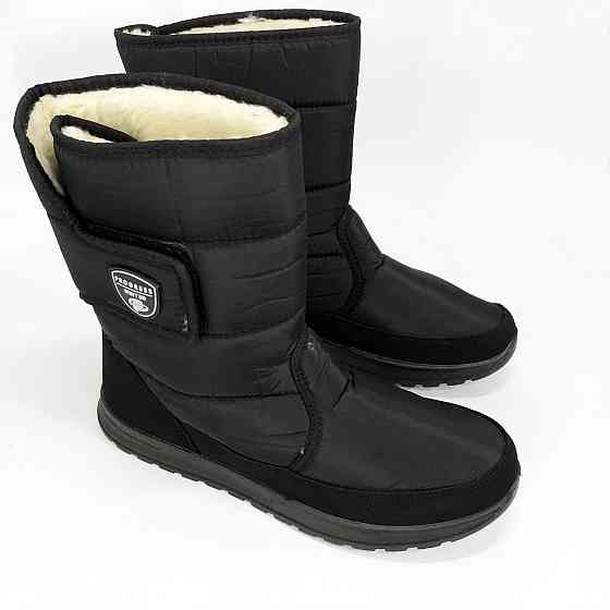 Чоботи чоловічі утеплені короткі 44р 28, 5см, Бурки низькі, Чоловіче полегшене взуття AS-69 Львів