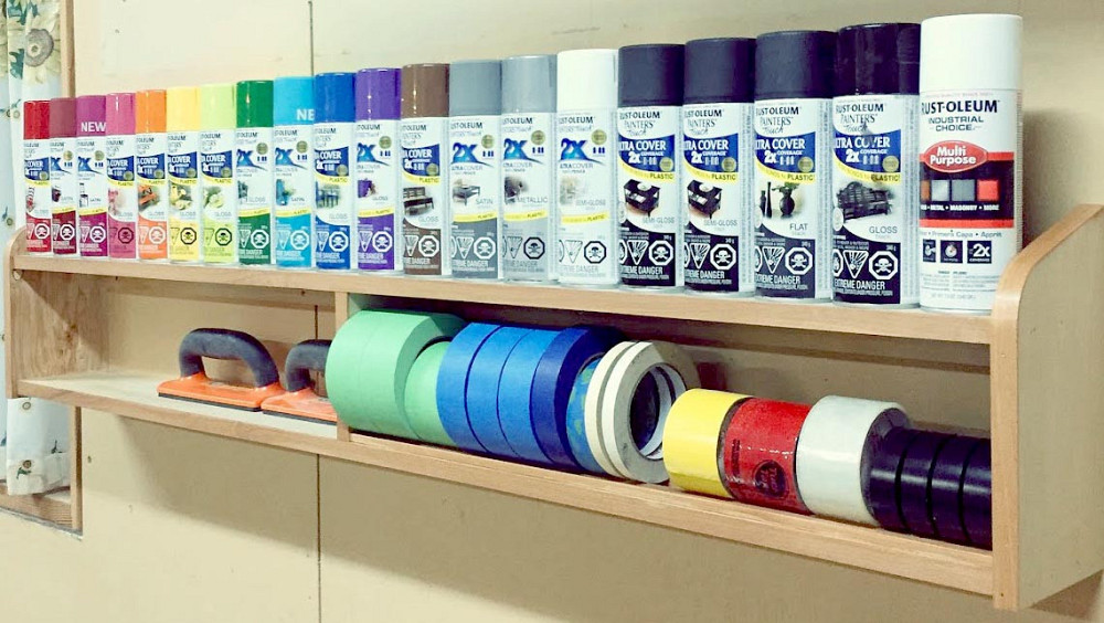 Органайзер для аэрозольных красок 