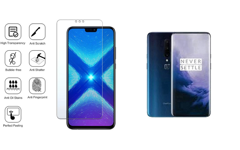 Защитное стекло NeoGlass для OnePlus 7 Pro – ультрапрозрачное и устойчивое Киев - изображение 4