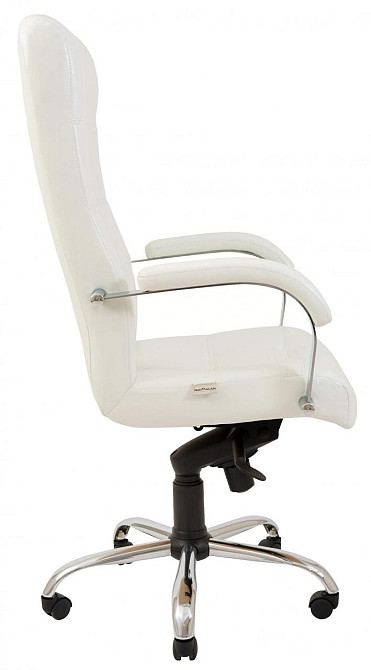 Офісне Крісло Керівника Richman Virginia Lucky White Хром М1 Tilt Білий Київ - фото 3