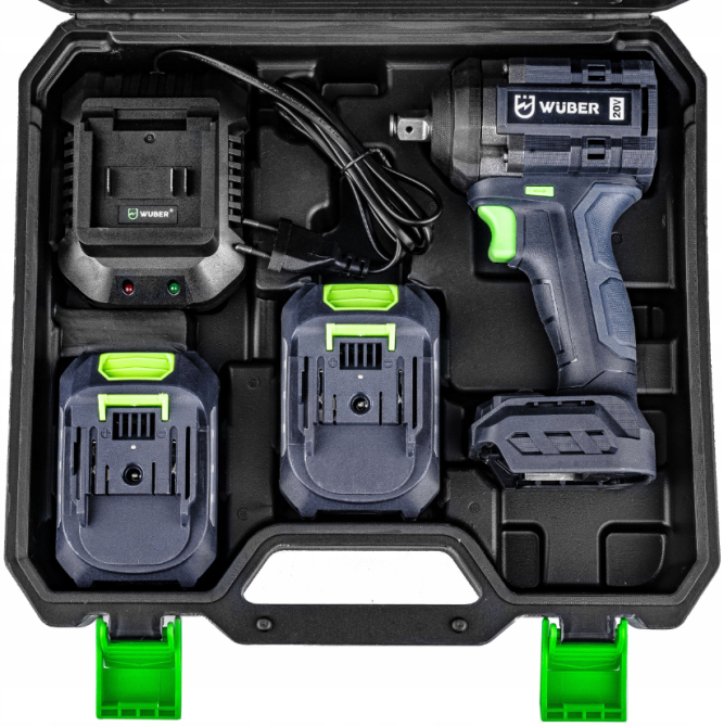 Гайковерт акумуляторний ударний 1/2'' 550Нм Wuber (Польща) Київ - фото 10