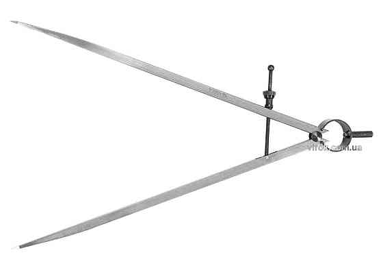 Циркуль розмічальний YATO : L= 300 мм, з гвинтовим фіксатором [50] Одеса