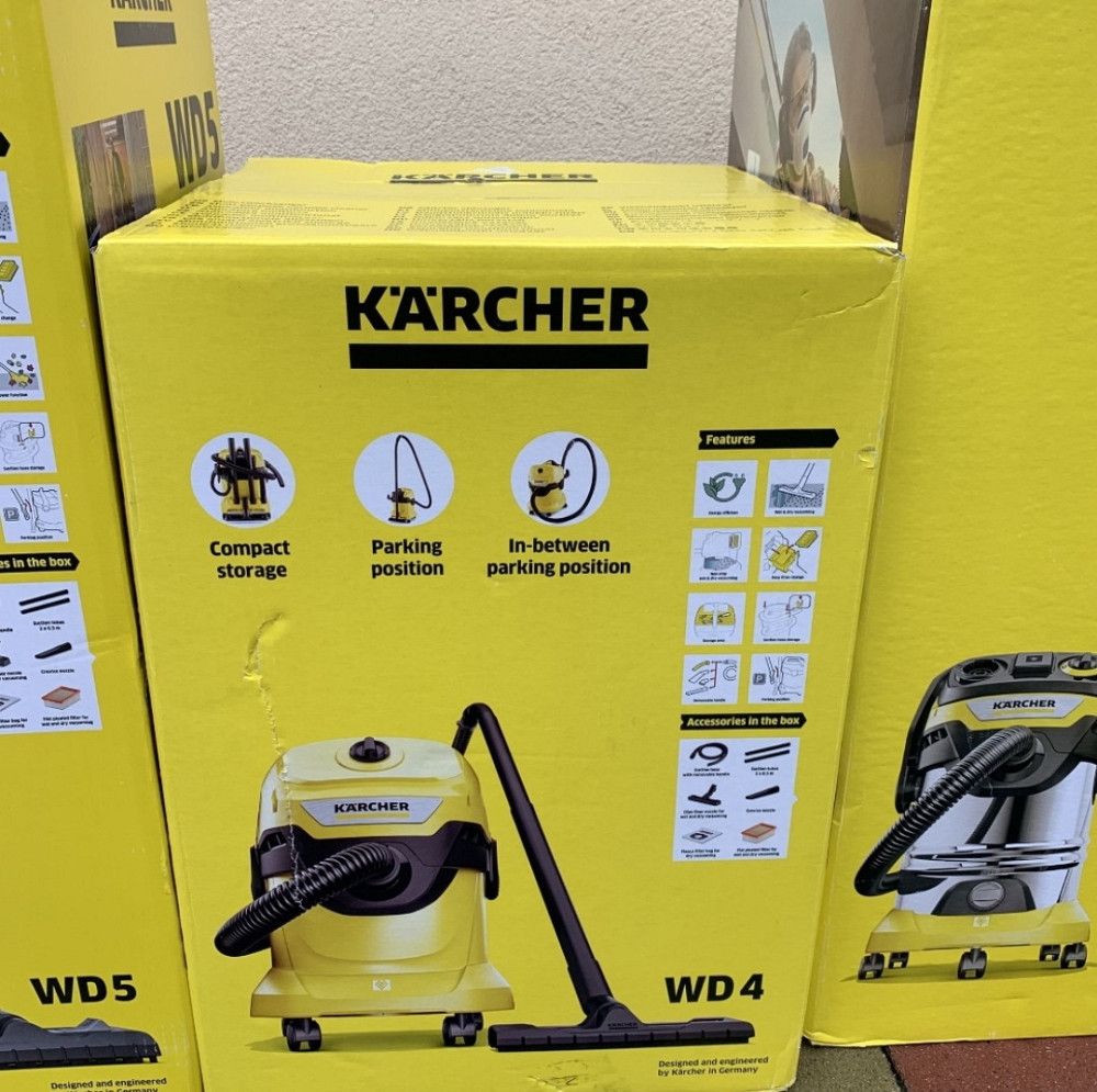 Karcher wd3 пилосос wd4 5 5 порохотяг пылесос kercher карчер. Харків - фото 5
