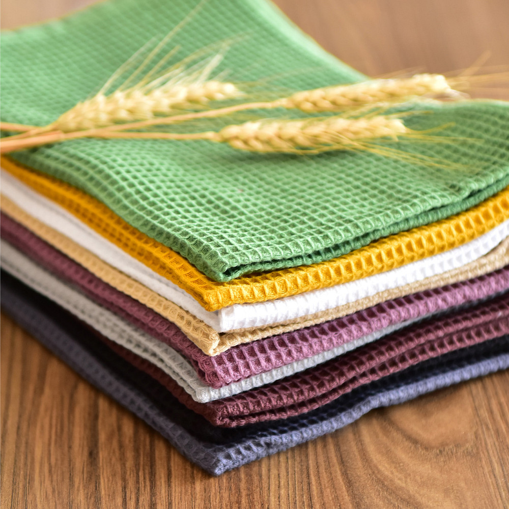 Подарунковий набір вафельных полотенец Ideal Textile 6 шт (56860964) Чернівці - фото 7