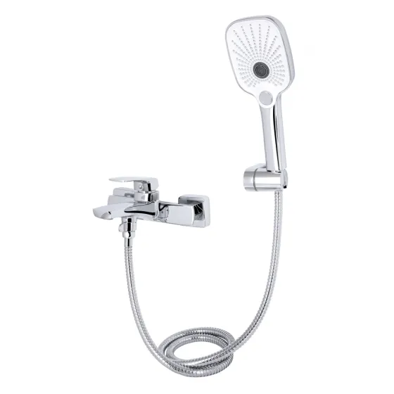 Смеситель для ванны Qtap Tern c душевым гарнитуром QTTER259CRM47586 Chrome Киев