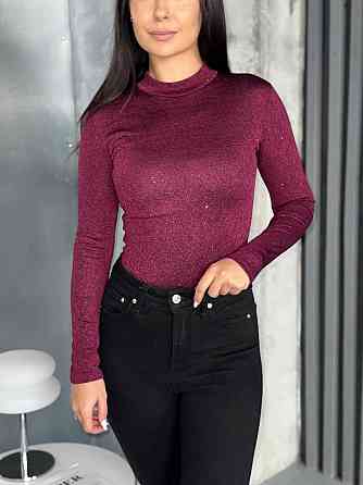 Жіночий стильний сяючий боді  фукра з блискітками Одеса