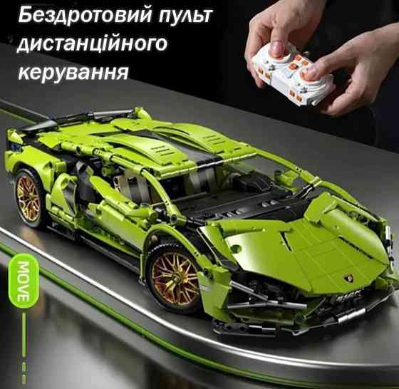 Конструктор машинки Technic Lamborghini Sian на радиоуровке, маштаб 1:14 Ламба Киев