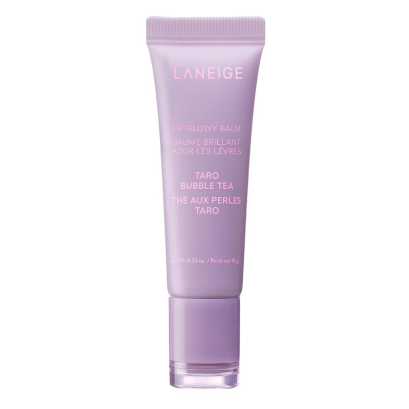 Бальзам для губ сяючий у тубі Lip Glowy Balm Tarо Bubble Teа Laneige 10 г Київ - фото 2