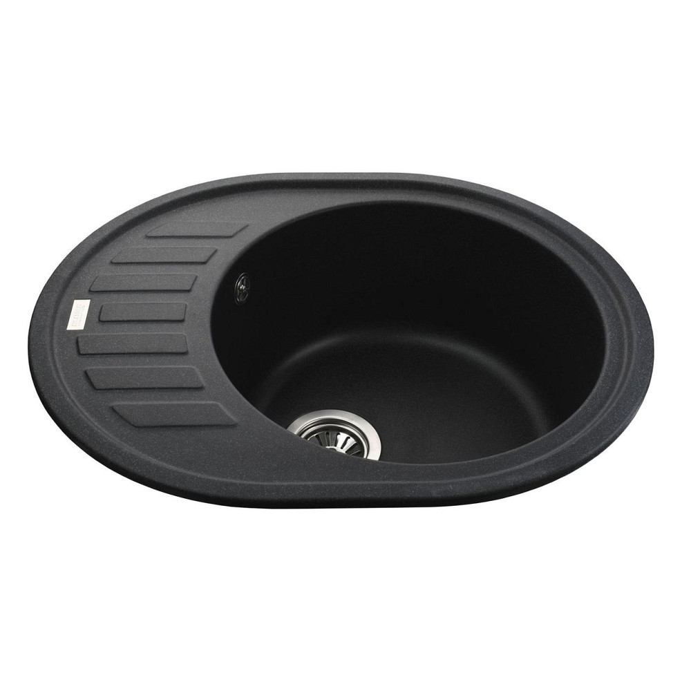 Гранитная мойка Globus Lux ARNO графит 650х500мм-А0001 (000022543) Киев - изображение 3