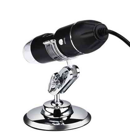 Електронний USB Мікроскоп RESTEQ із збільшенням 1600X, цифровий мікроскоп з камерою та штативом для паяння, науки та ремонту Київ