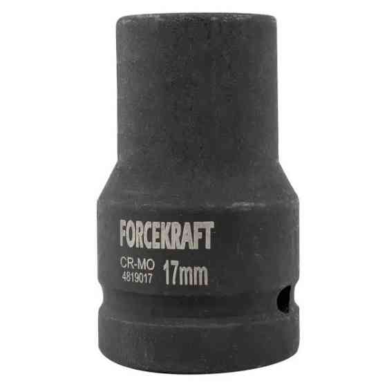 Головка ударна для футорки 1" 4-гранна 17 мм FORCEKRAFT FK-4819017 Одеса