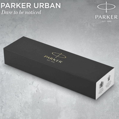 Ручка кулькова Parker URBAN 17 UKRAINE Muted Black GT BP Трезубец (30035_T001y) Вінниця - фото 6
