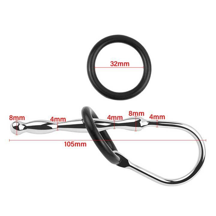 Сталевий уретральний катетер з ерекційним кільцем Вінниця - фото 8