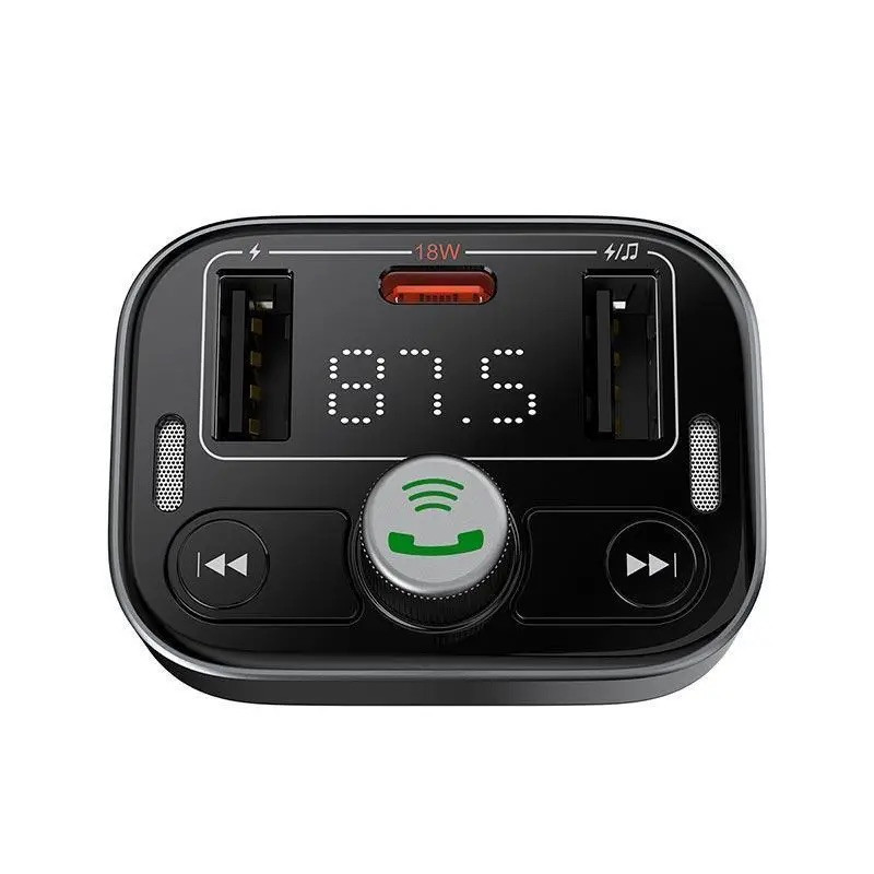 АЗП з FM-модулятором Baseus S-09 Pro Series Car FM Transmitter Cluster Black Київ - фото 9