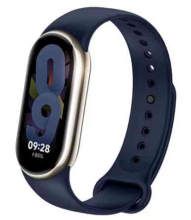 Ремінець для Xiaomi Mi Band 8 та Mi Band 9 силіконовий змінний браслет для фітнес трекера Xiaomi Mi Band (синій) Миколаїв