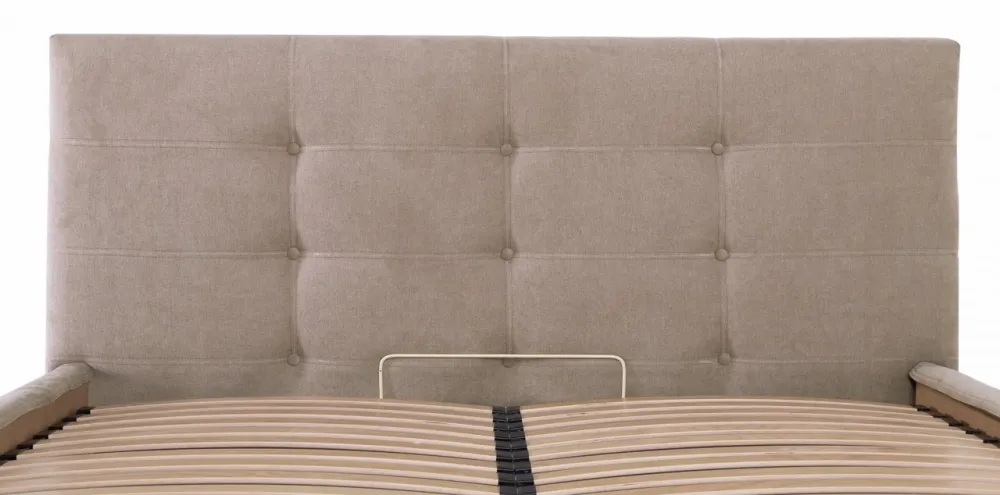 Кровать Manchester Comfort 140 х 190 см Мисти Mocco С подъемным механизмом и нишей для белья Мокко Киев - изображение 5