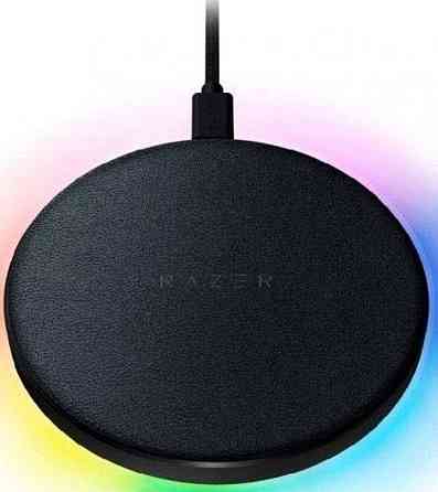 Зарядний пристрій для бездротової зарядки RAZER Chroma Charging Pad 10W Fast WL Charger RGB Black. Київ