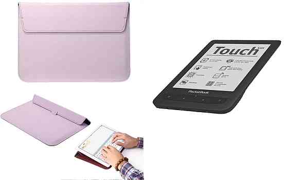 Чехол-конверт VitoCase для PocketBook Touch Lux 623, с функцией подставки для книги Коричневый Киев