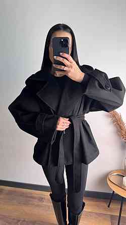 Стильный женский тренч-пальто из пальтовой ткани без подкладки турецкий кашемир Одесса