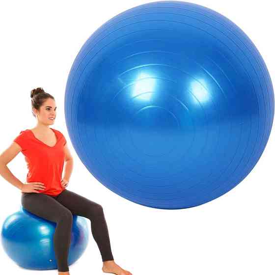 М'яч для фітнесу (фітбол) 60 см до 200 кг,Синій SBR Київ