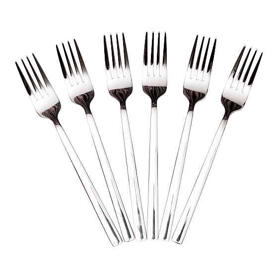 Ding Lanfang Набір столових виделок 6 штук з нержавіючої сталі 20.5 (см) Срібло HP-8-23 Коломия