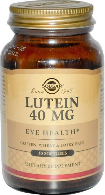 Лютеїн для зору Solgar Lutein 40 мг 30 капс Київ - фото 1