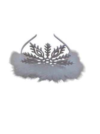 Корона обруч новорічна на голову one size білий Київ