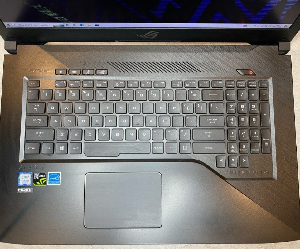 Ноутбук ASUS ROG Strix 17"GTX 1050ti /i7 8750h ssd 1Tb /16Gb. Київ - фото 2
