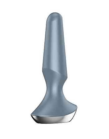 Анальна смарт-вібропробка Satisfyer Plug-ilicious 2 Ice Blue Sex Aura Київ