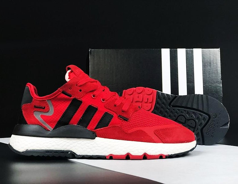 Кросівки Чоловічі Adidas Jogger Червоні Адідас Бігові (розміри: 41,42,43,44,45) Відео Огляд Дніпро - фото 9