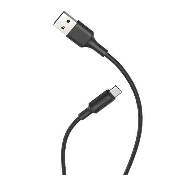 Кабель USB - Type-C HOCO X25 2A 1m PVC PVC разъемы цвет черный 6957531080145 Одесса