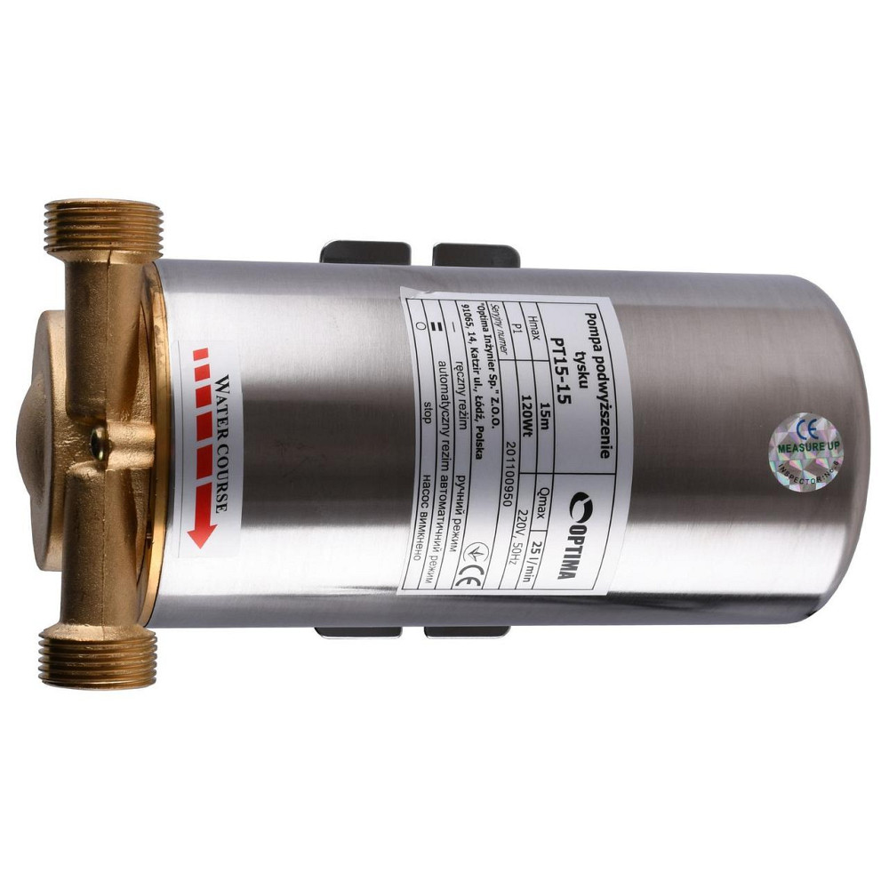 Насос повышения давления Optima PT15-15 нерж.корпус (000008636) Киев - изображение 4