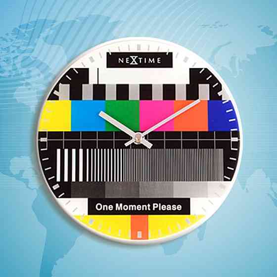 Годинник настінний NeXtime Testpage One moment (діаметр 20 см) Вінниця