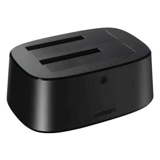 Док-станція UGREEN CM198 USB 3.0 to SATA Dual-Bay Hard Drive Duplicator/Cloner EU (UGR-50857) Киев