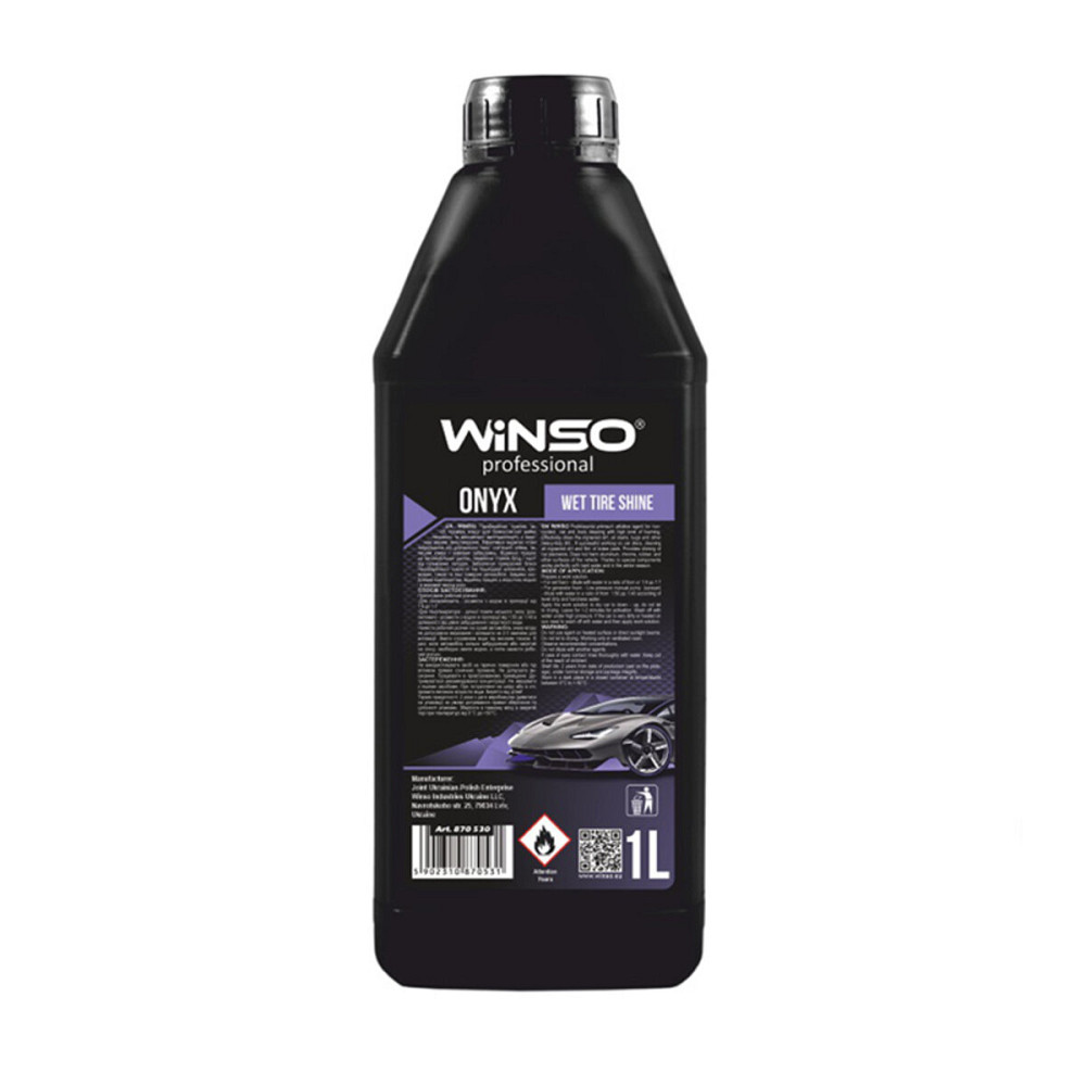 Чернение для шин Winso Onix Wet Tire Shine,1л Киев - изображение 1