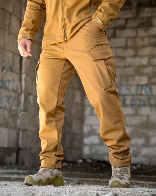 Демісезонний тактичний костюм софтшел DEMENTIOZ кайот ВТ6839 Одеса - фото 7