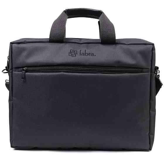 Практичная деловая сумка из качественного полиэстера FABRA 22585 Черный Киев