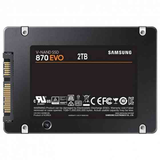 Накопичувач SSD 2TB Samsung 870 EVO 2.5" SATAIII MLC (MZ-77E2T0B/EU) 2.5" Харків