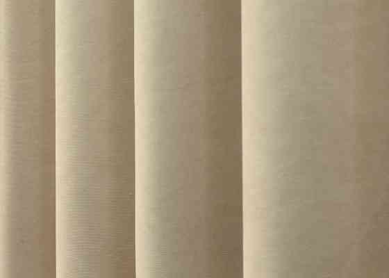 Шторная ткань микровелюр Petek цвет бежевый 1491ш Киев