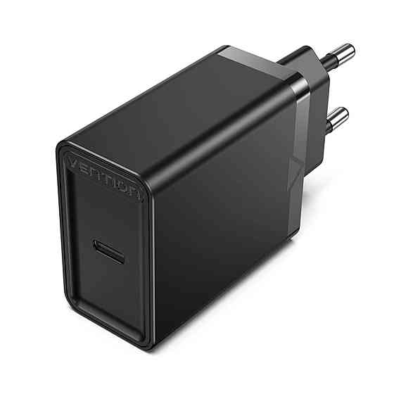 Зарядний пристрій Vention 1-port USB-C Wall Charger(20W) EU-Plug Black (FADB0-EU) Киев
