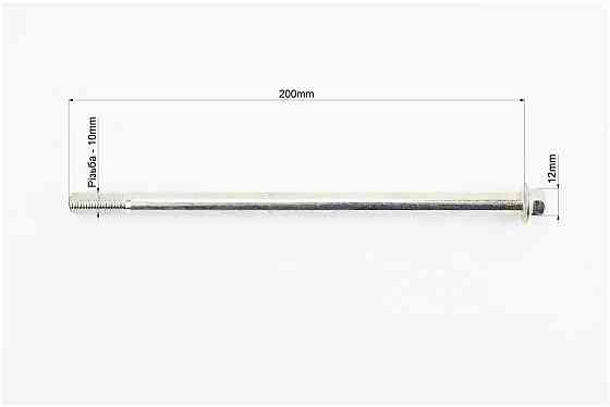 Вісь колеса переднього Honda DIO AF35 d10mm; L200mm Бершадь